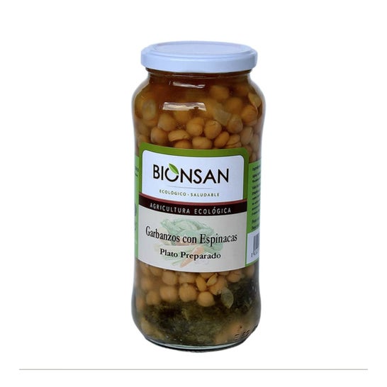 Bionsan Garbanzos Espinacas 540g