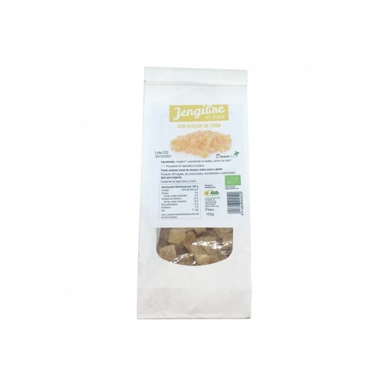 Dream Foods Jengibre en Dados con Azúcar de Caña 150 g