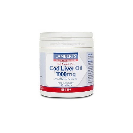 Lamberts Aceite de hígado de bacalao 180cáps