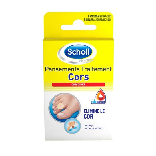 Scholl Apósitos Tratamiento Corsicida 8uds