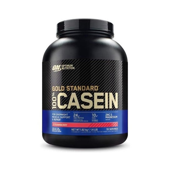 Optimum Nutrition 100% Casein Gold Standard Fraise 1,8kg