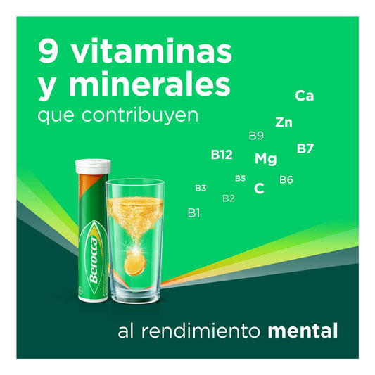 Berocca Performance Naranja Efervescente 30comp