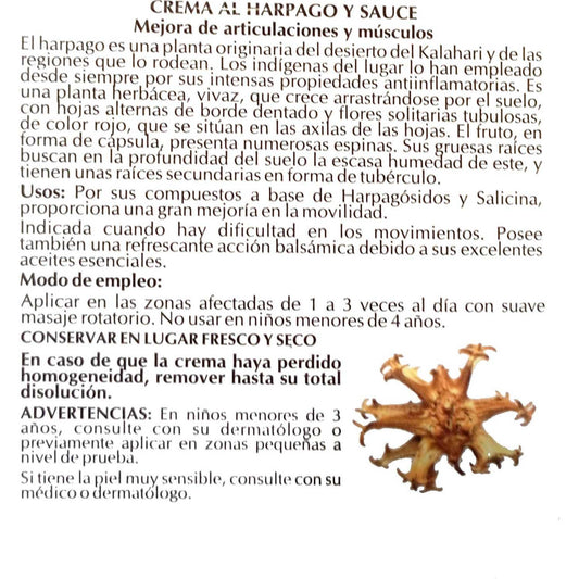 Fleurymer Crema de Harpago y Sauce Naturandor 50ml