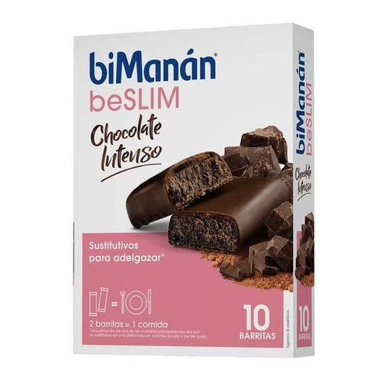 biManán Barritas Chocolate Intenso 10uds