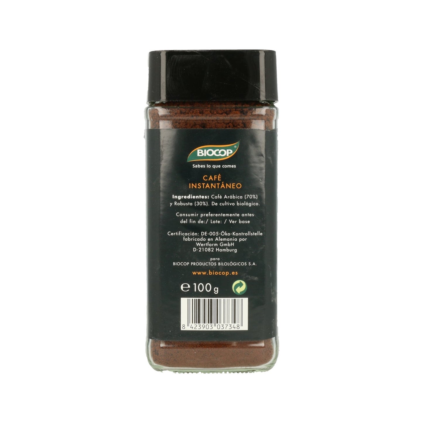 Biocop Café Soluble Instantáneo 100g