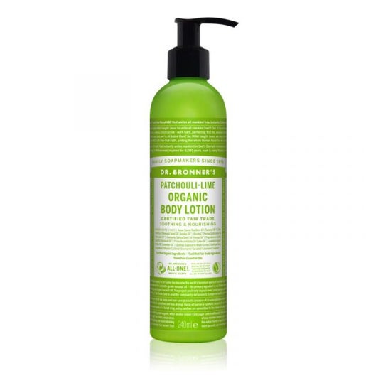 Dr. Bronner's Leite Corporal Patchouli & Lime 240ml