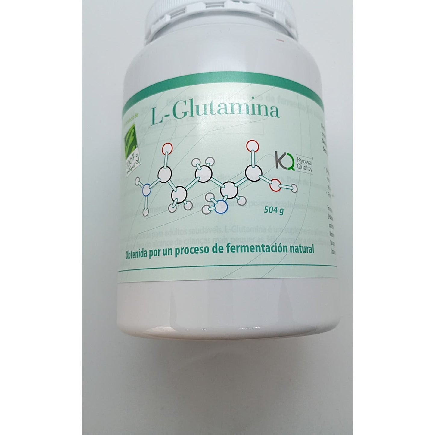 100% Natural L-Glutamina 504g