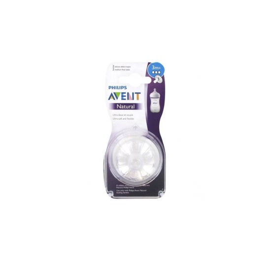 Avent Pack Tetinas Natural Flujo Medio 3m 2uds
