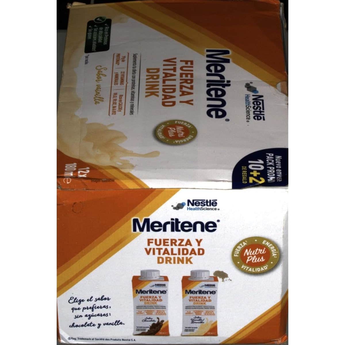 Meritene Fuerza y Vitalidad Drink Vainilla 12x180ml