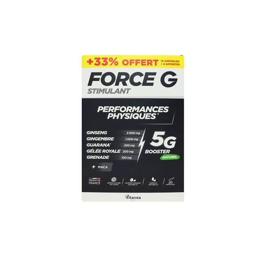 Vitavea Force G Estimulante Natural 20 Ampollas