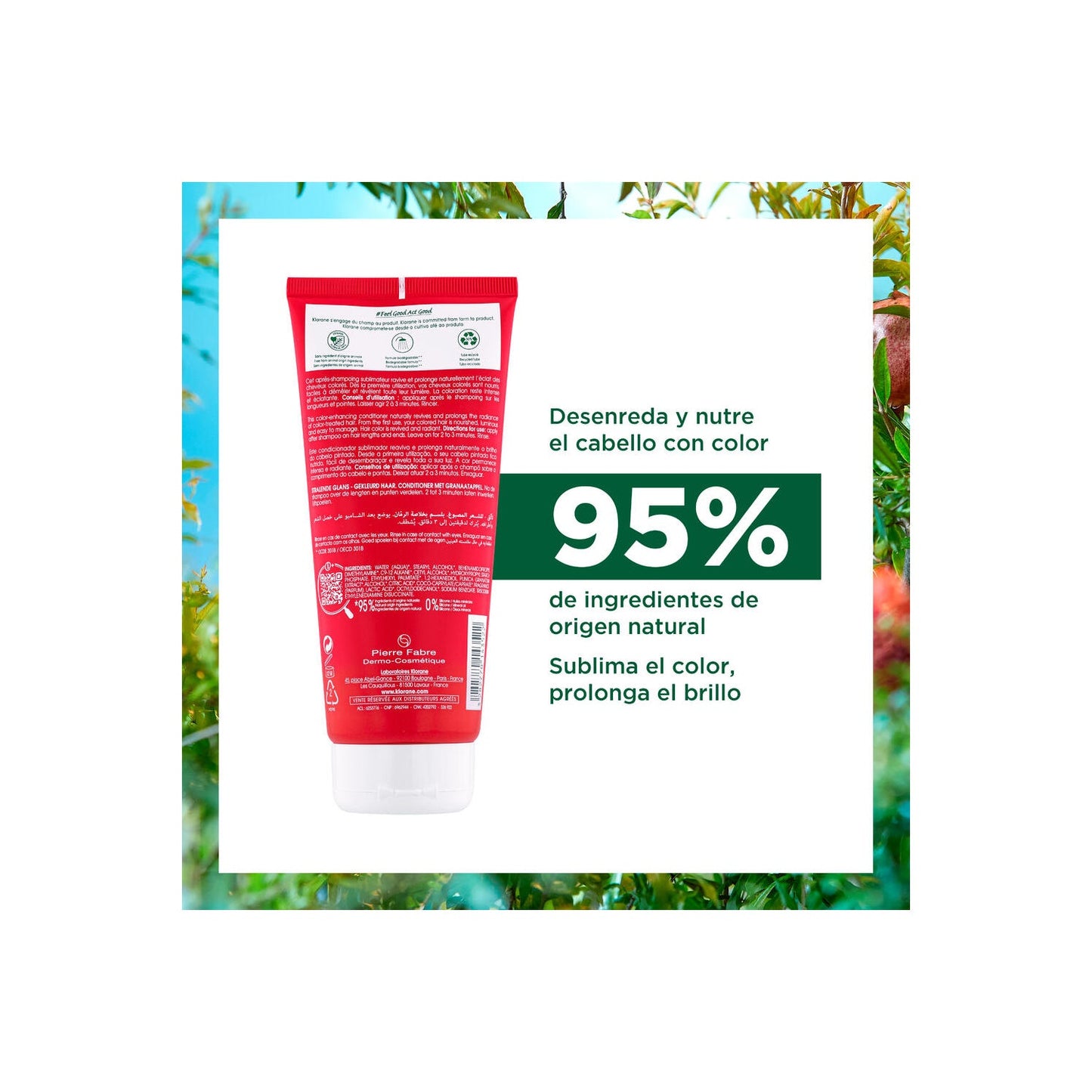 Klorane Acondicionador a la Granada 200ml