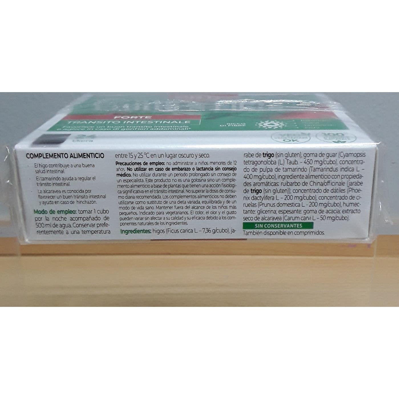 Ortis Frutas&Fibras Forte 24 cubos