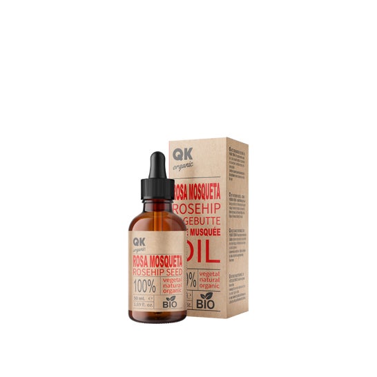 QKnatur Aceite de Rosa Mosqueta 100% Puro Orgánico Vegano 50ml