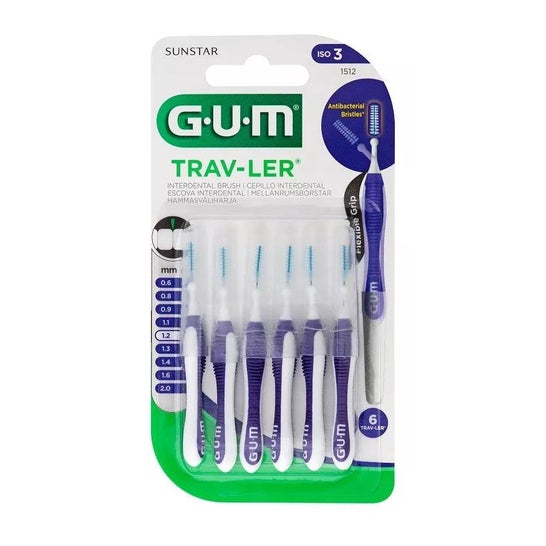 GUM Trav-Ler Cepillo Interdental 1.2mm 6uds
