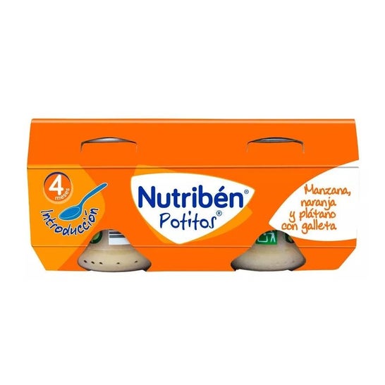 Nutriben Manzana Naranj Platano Galleta 2x120 Grs