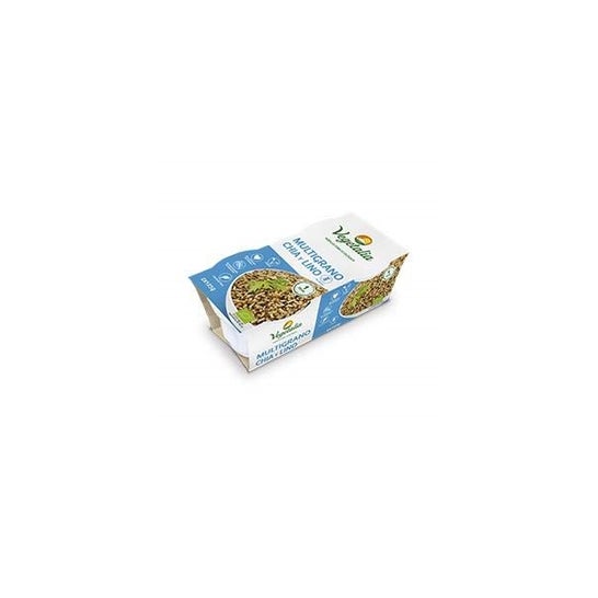 Vegetalia Multigrano Chía y Lino Bio 2x125 g