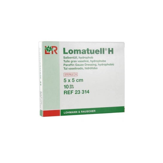 Lohmann Lomatuell H Tulle Gras 5x5 Cm Caja de 10