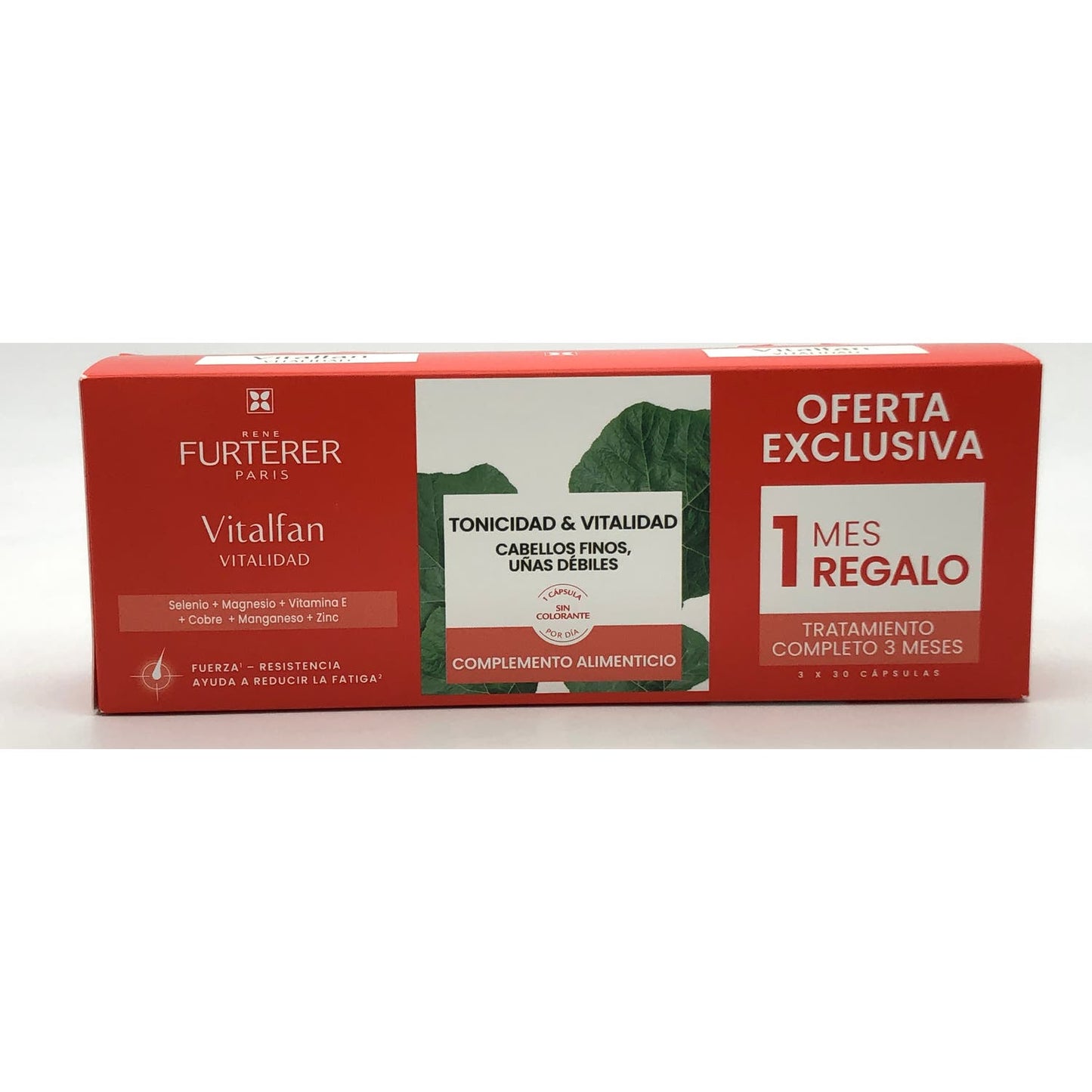 René Furterer Vitalfan Vitalidad Cabello y Uñas 3x30caps