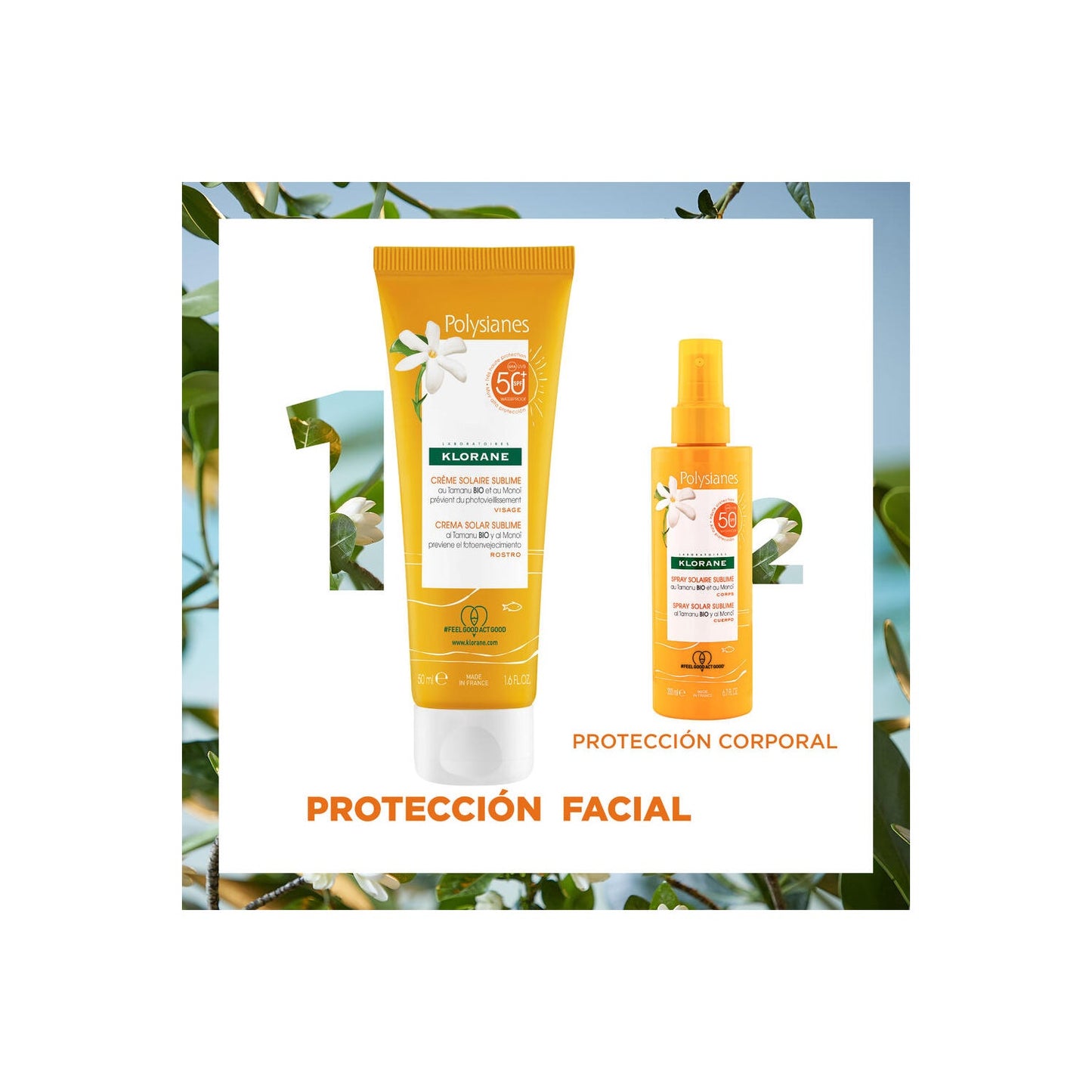 Klorane Crema Solar Sublime SPF50+ 50ml