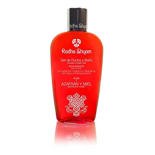 Radhe Shyam Gel Baño de Azafrán y Miel 250 ml