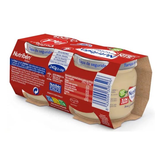 Nutriben Pack Potitos Arroz y Zanahorias Pollo 2x120 g