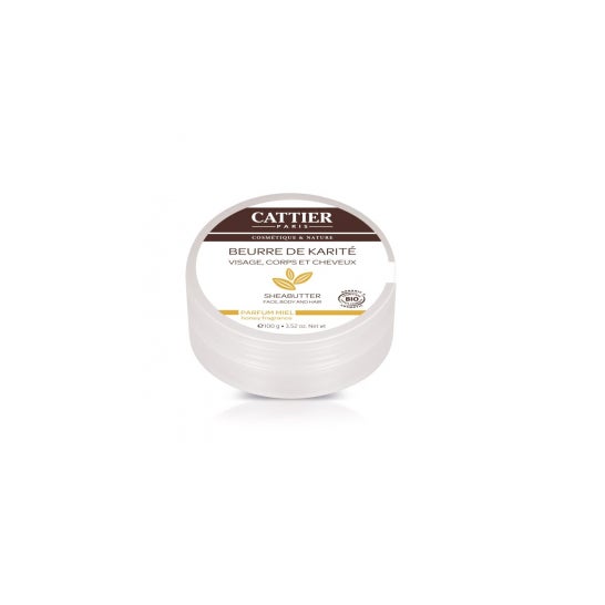 Mantequilla de karité Cattier Mantequilla de karité aromatizada con miel 100 g