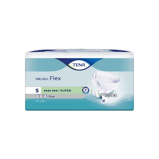 Tena Proskin Flex Pañales con Cintura Super S 30uds