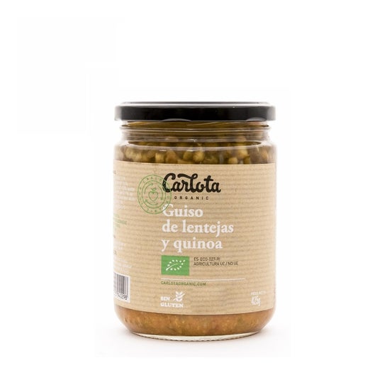Carlota Organic guiso Lentejas Quinoa Bio 425 g