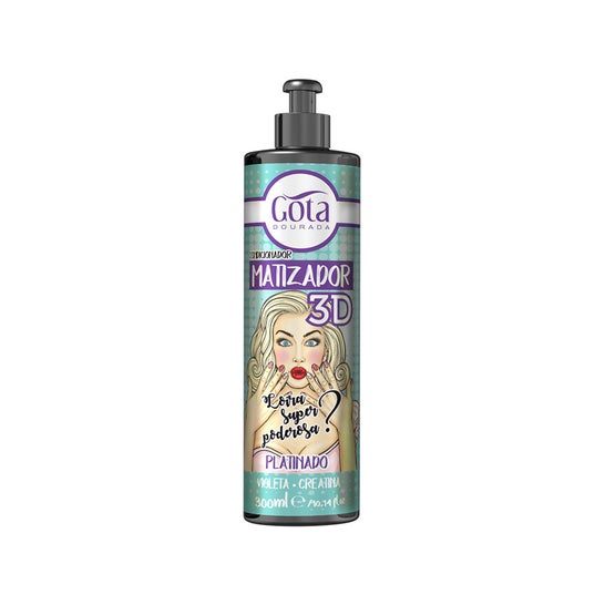 Gota Dourada Acondicionador Matizador 3D Platinado 300ml