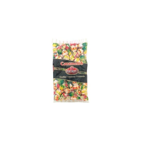 Gerio Caramelo Relleno Frutas 8 Sabores 1kg