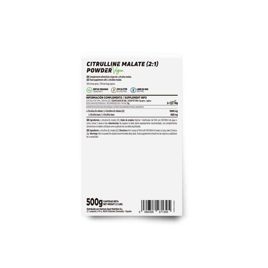 HSN Citrulina Malato en Polvo 500g
