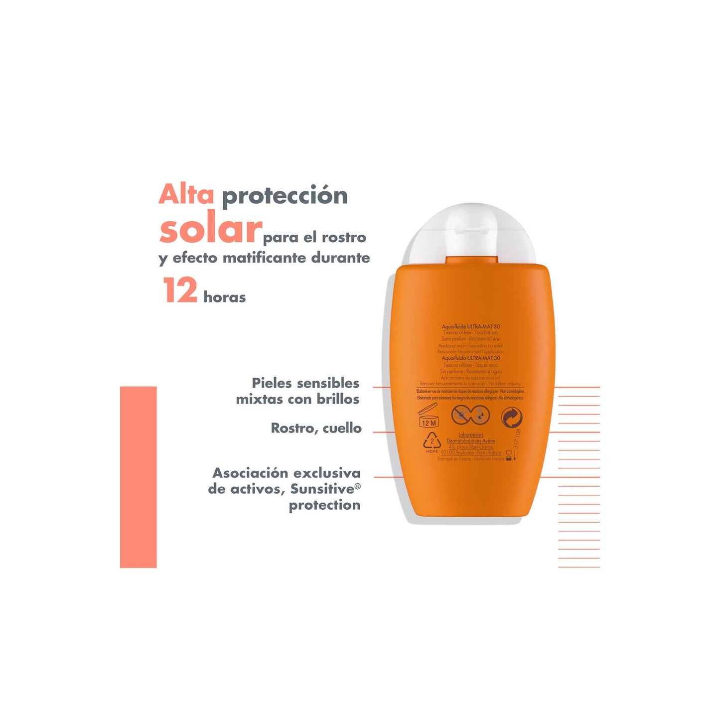 Avène Mat Perfect Aqua Fluido Con Color SPF30 50ml