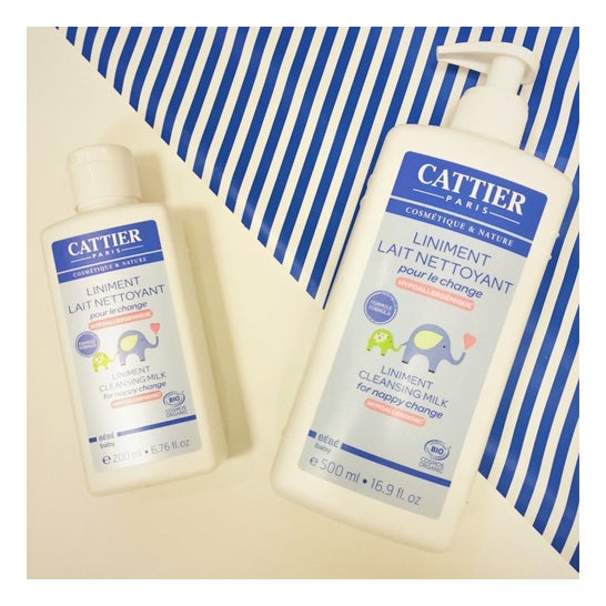 Cattier Linimento Bío Leche Limpiadora para Cambio de Pañales 500ml