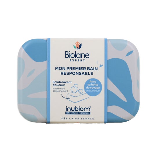Biolane Expert Bio Jabón Sólido Limpiador Suave 75g + Caja