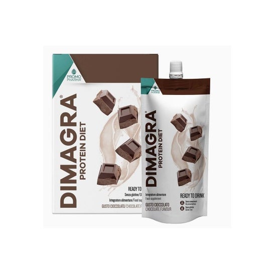 Promopharma Dimagra Protein Diet Chocolate Gluten Free 7 uds