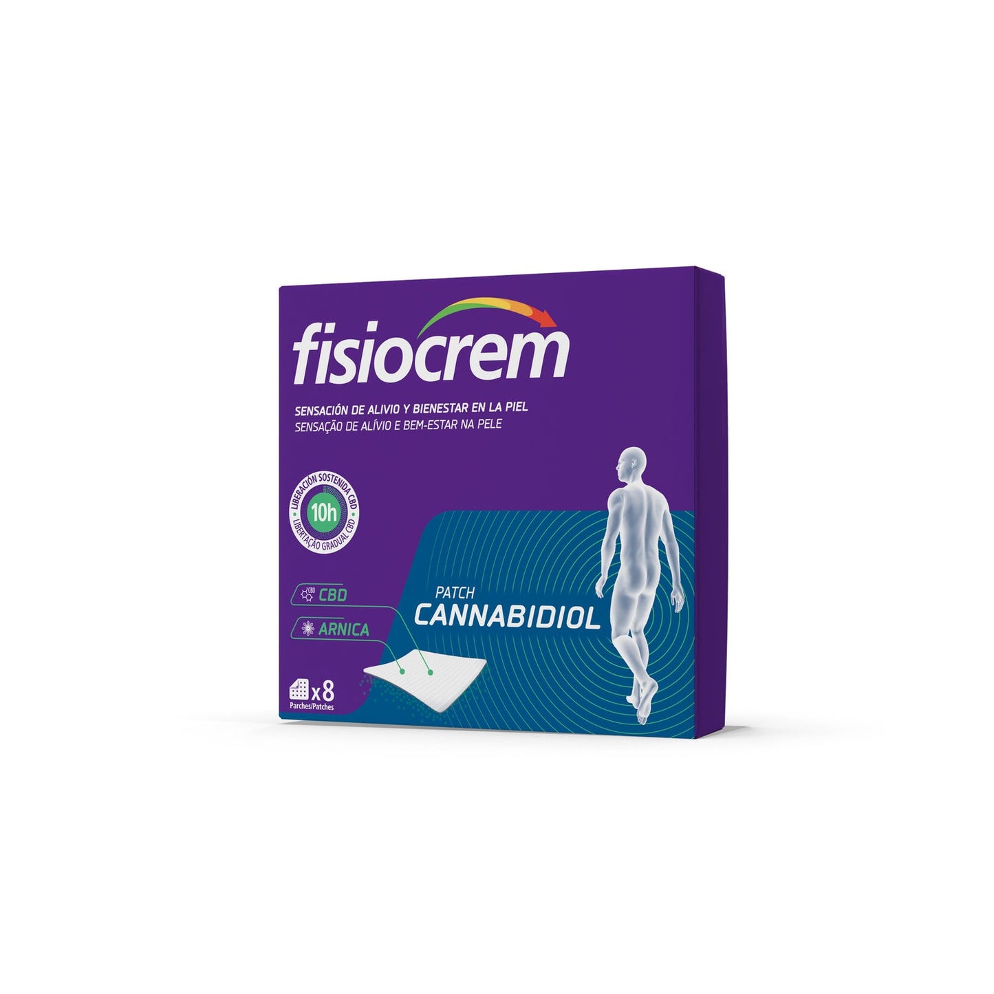 Fisiocrem Patch Cannabidiol 8 parches