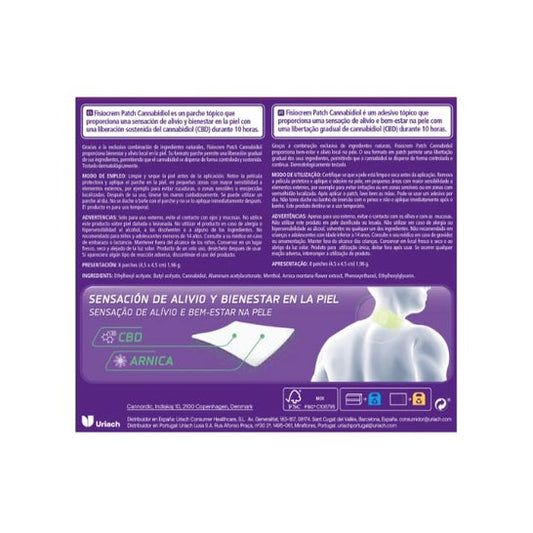 Fisiocrem Patch Cannabidiol 8 parches
