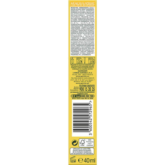 Garnier Skinactive Vitamina C Fluido Antimanchas Spf50 Invi 40ml