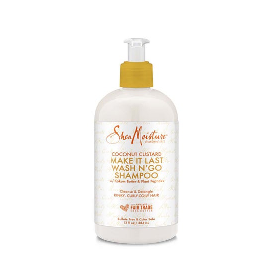 Shea Moisture Coconut Custard Wash Champú 384 ml