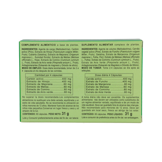 Integralia Carbón Plus 60 cápsulas