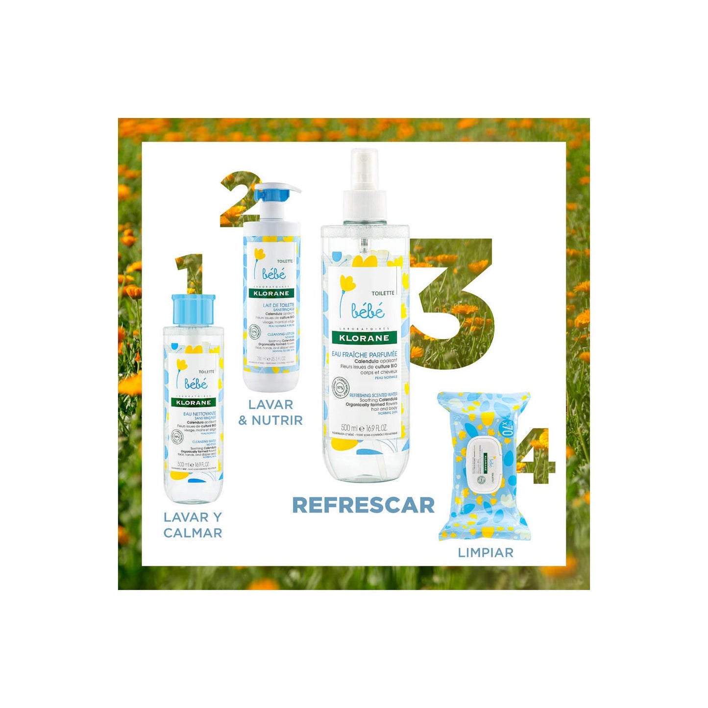 Klorane Bebé Agua Fresca Perfumada 500ml