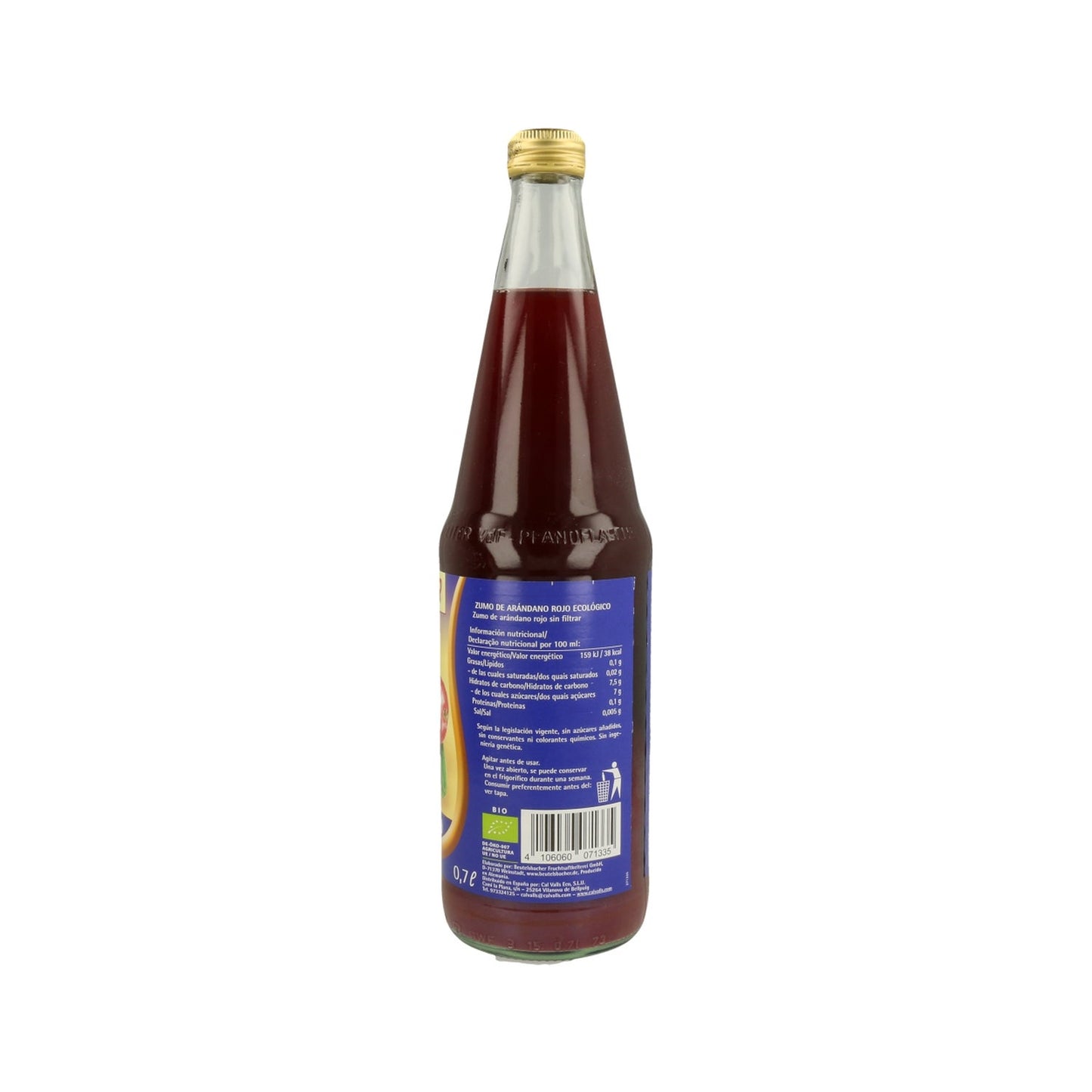 Beutelsbacher Zumo Arándano Rojo Eco 700ml