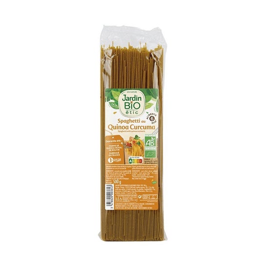 Jardin Bio Espagueti Quinoa Curry Cúrcuma Bio 500g
