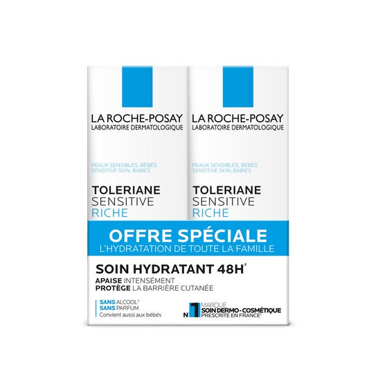 La Roche Posay Tolériane Sensitive Riche Crema Calmante 2x40 ml