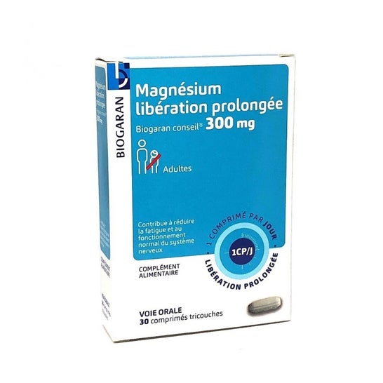 Biogaran Magnésium Lp 300mg 30caps