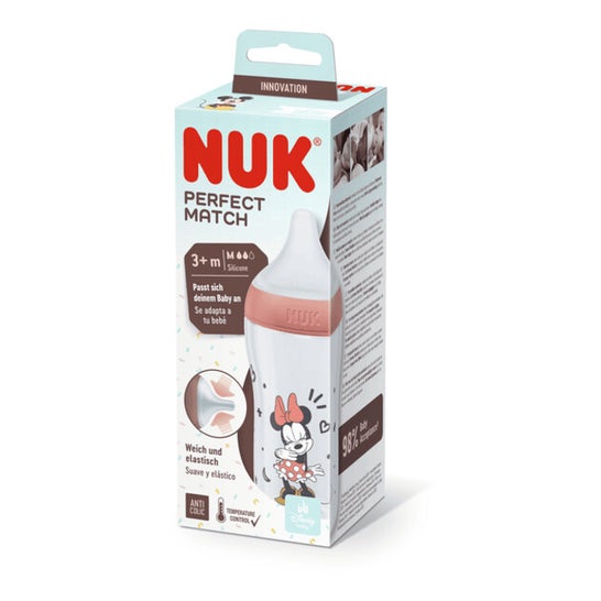 Nuk Perfect Match Biberón Silicona Pp 3+M Minnie 260 ml 1 ud