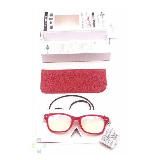 Vari+San Gafas Computer Rojo 1ud