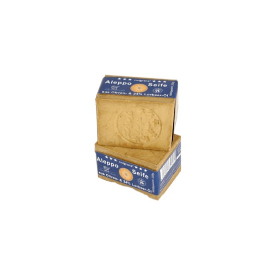 Finigrana Aleppo Seife Jabón en Barra Aceite de Oliva y Laurel 24% 200g