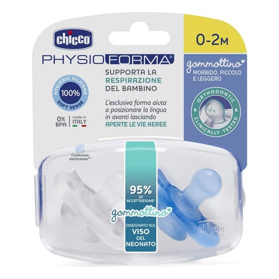 Chicco Chupete Mini Silicona 0-2M 1ud