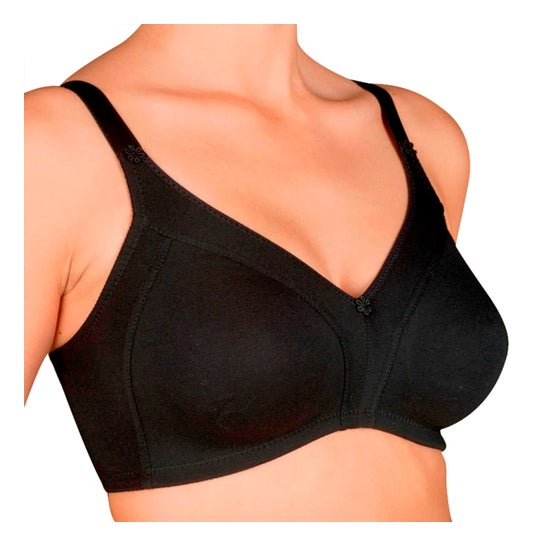 Selene Sujetador Protesico Caricia 147 Algodón T100C Negro 1 ud